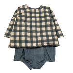 VALENTINA BEBES completo 2 pezzi felpa-culotte Blu per Neonato MAR69 BLU VALENTINA BEBES 