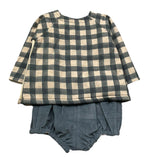 VALENTINA BEBES completo 2 pezzi felpa-culotte Blu per Neonato MAR69 BLU VALENTINA BEBES 