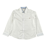 Le Bebe' Camicia tinta unita con Logo Bianco per Bambino LBB4095J BIANCO LE BEBE' 