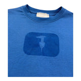 Trussardi T-Shirt Girocollo Tinta Unita con Stampa per Bambino TBP26096TS BLU TRUSSARDI 