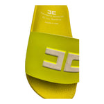 Elisabetta Franchi Ciabatte Tinta Unita con Logo per Bambina F3A0E0074 GIALLO ELISABETTA FRANCHI 