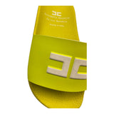 Elisabetta Franchi Ciabatte Tinta Unita con Logo per Bambina F3A0E0074 GIALLO ELISABETTA FRANCHI 