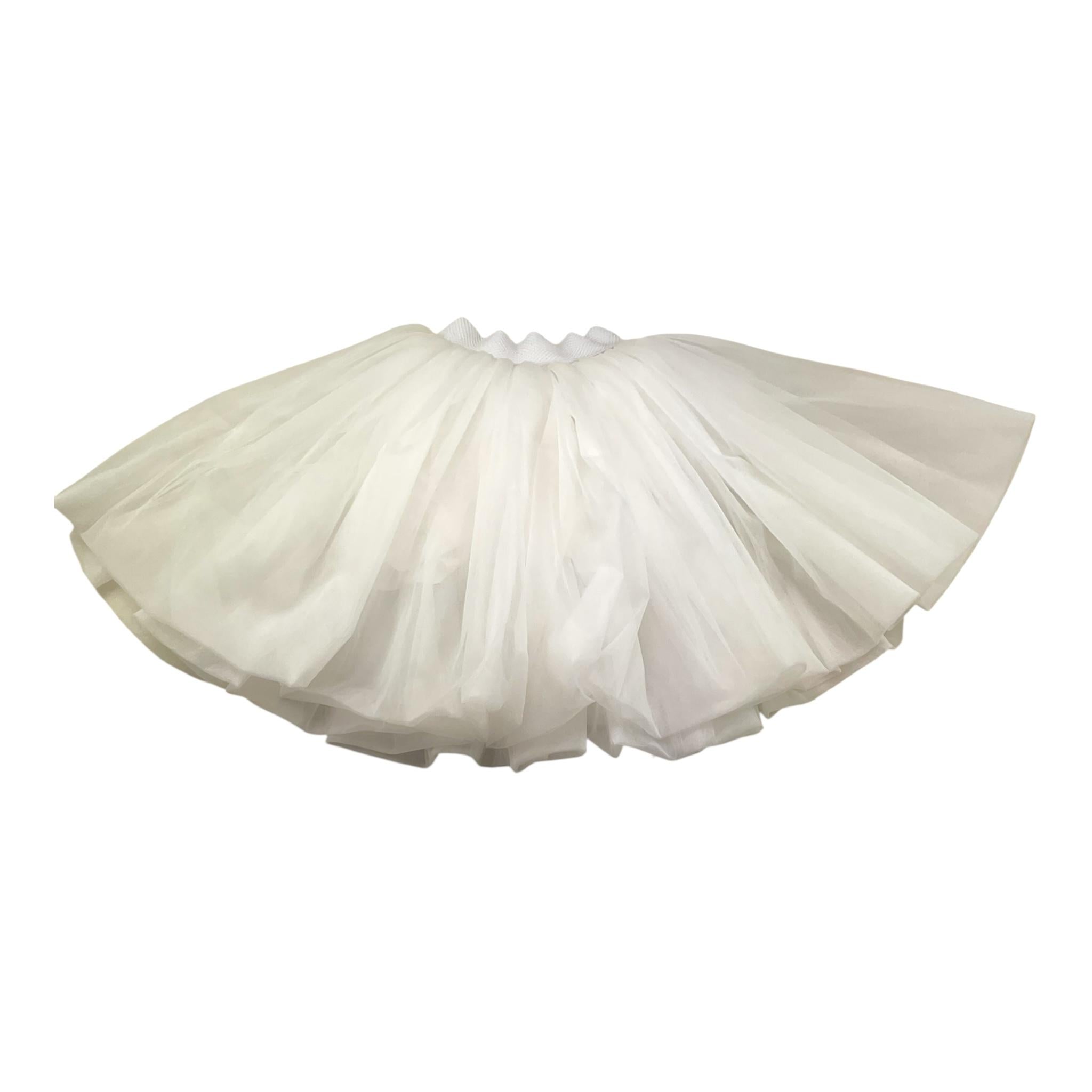 Nikolia Gonna Tinta Unita In Tulle per Bambina GLORIA BIANCO NIKOLIA 