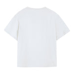 Kenzo T-Shirt Girocollo Tinta Unita con Stampe per Bambina K61137 BIANCO KENZO 