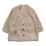 CAFFE' D'ORZO cardigan tinta unita con bottoni Beige per Bambina ZV9A30 BEIGE CAFFE' D'ORZO 