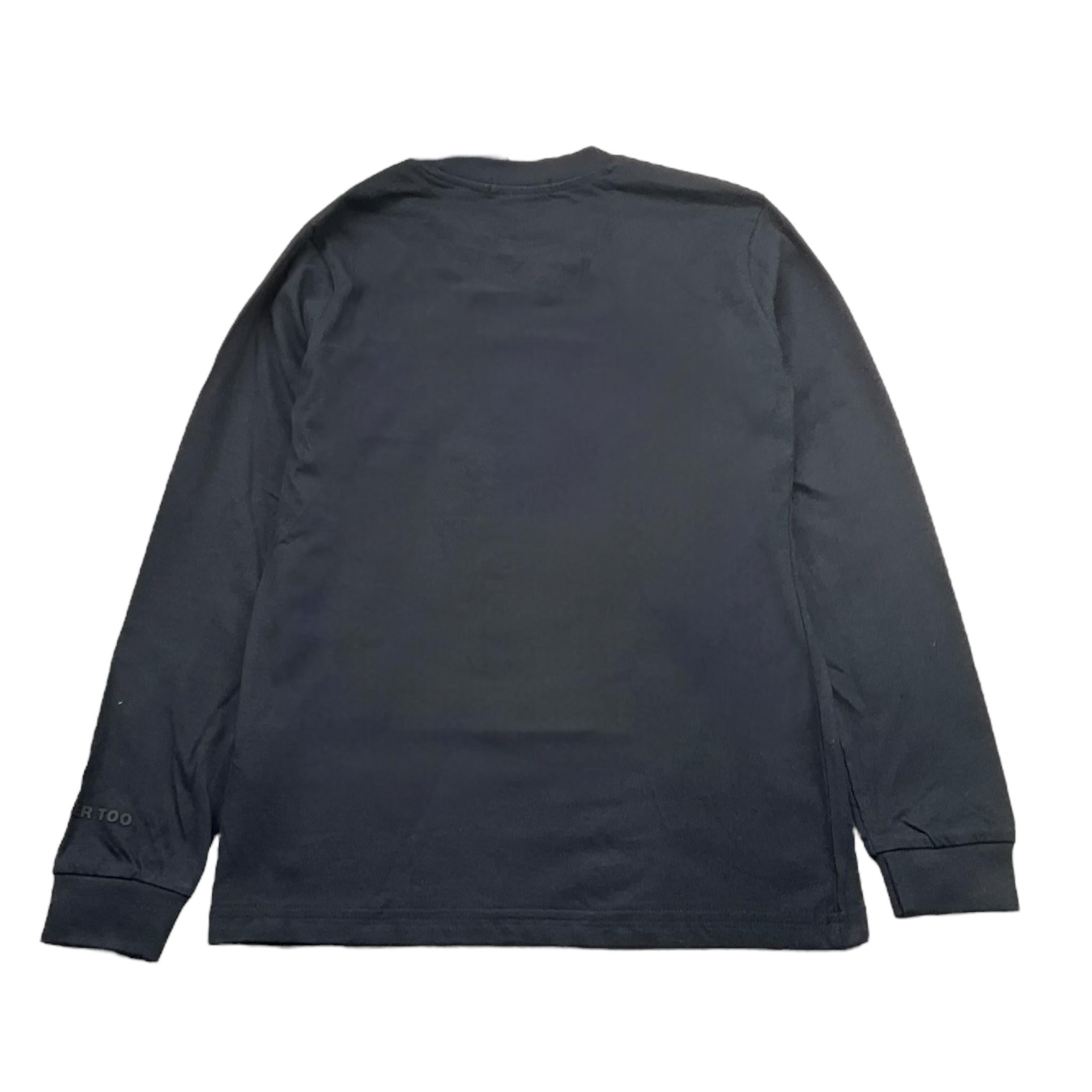NEVER TOO shirt girocollo tinta unita con logo Nero per Bambino NT2115R NERO NEVER TOO 