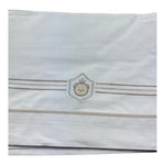 Isabel & Martinez Lenzuola Tinta Unita con Ricami per Neonato IM25N504 BIANCO ISABEL & MARTINEZ 