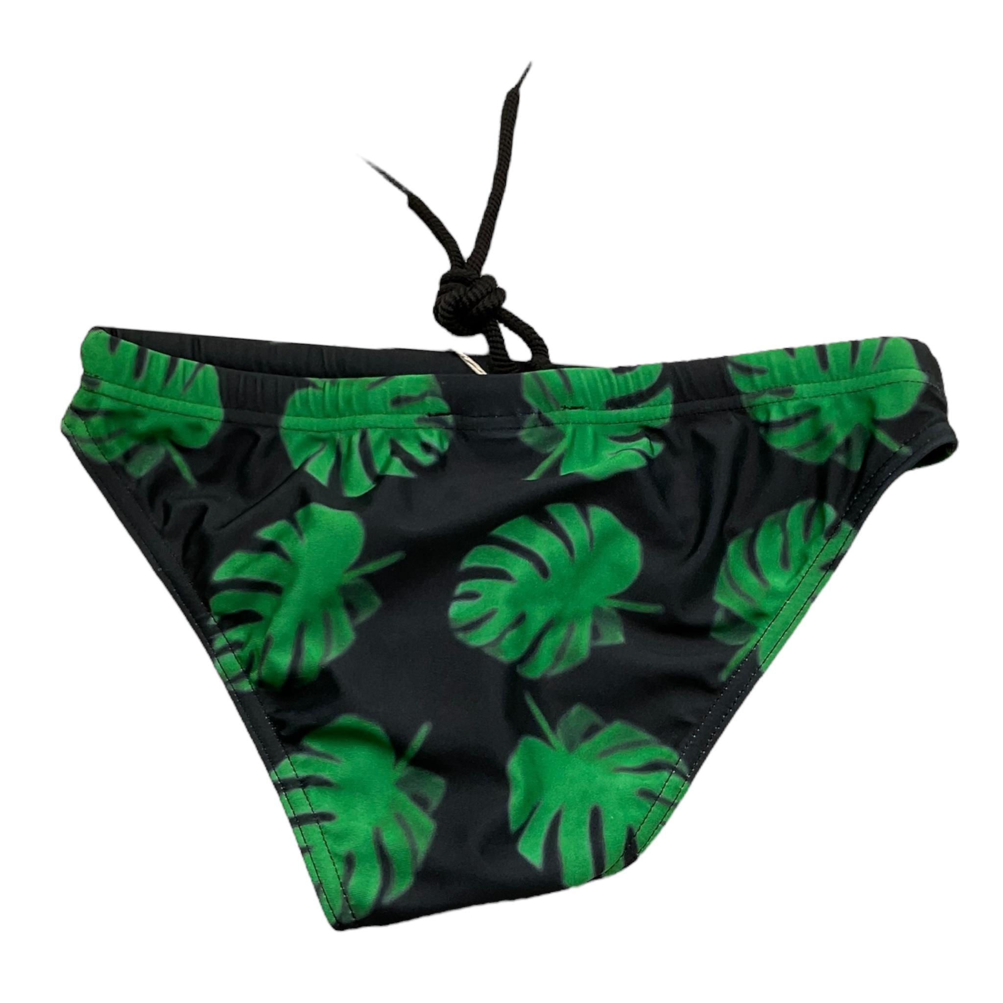 Louis Dieudonne' Costume Mutanda Tinta Unita con Stampa per Bambino LD02 NERO LOUIS DIEUDONNE' 