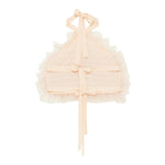 Patrizia Pepe Top Tinta Unita con Balze In Tulle per Bambina 7F0021 ROSA PATRIZIA PEPE 