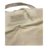borsa premaman tinta unita con stampa MUX05I BIANCO MOSCHINO 