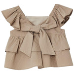 Liu Jo Top Giromanica Tinta Unita per Bambina KA5140 BEIGE LIU JO 