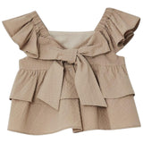 Liu Jo Top Giromanica Tinta Unita per Bambina KA5140 BEIGE LIU JO 