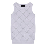 Marc Ellis Abito Tinta Unita Giromanica con Brillantini per Neonata JMNDR01443 BIANCO MARC ELLIS 