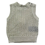 Trussardi Canotta Tinta Unita Traforata per Neonata TIP26108GL BEIGE TRUSSARDI 