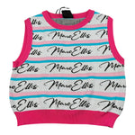 Marc Ellis Top Giromanica Tinta Unita con Stampa per Bambina JMJTP01201 BIANCO MARC ELLIS 