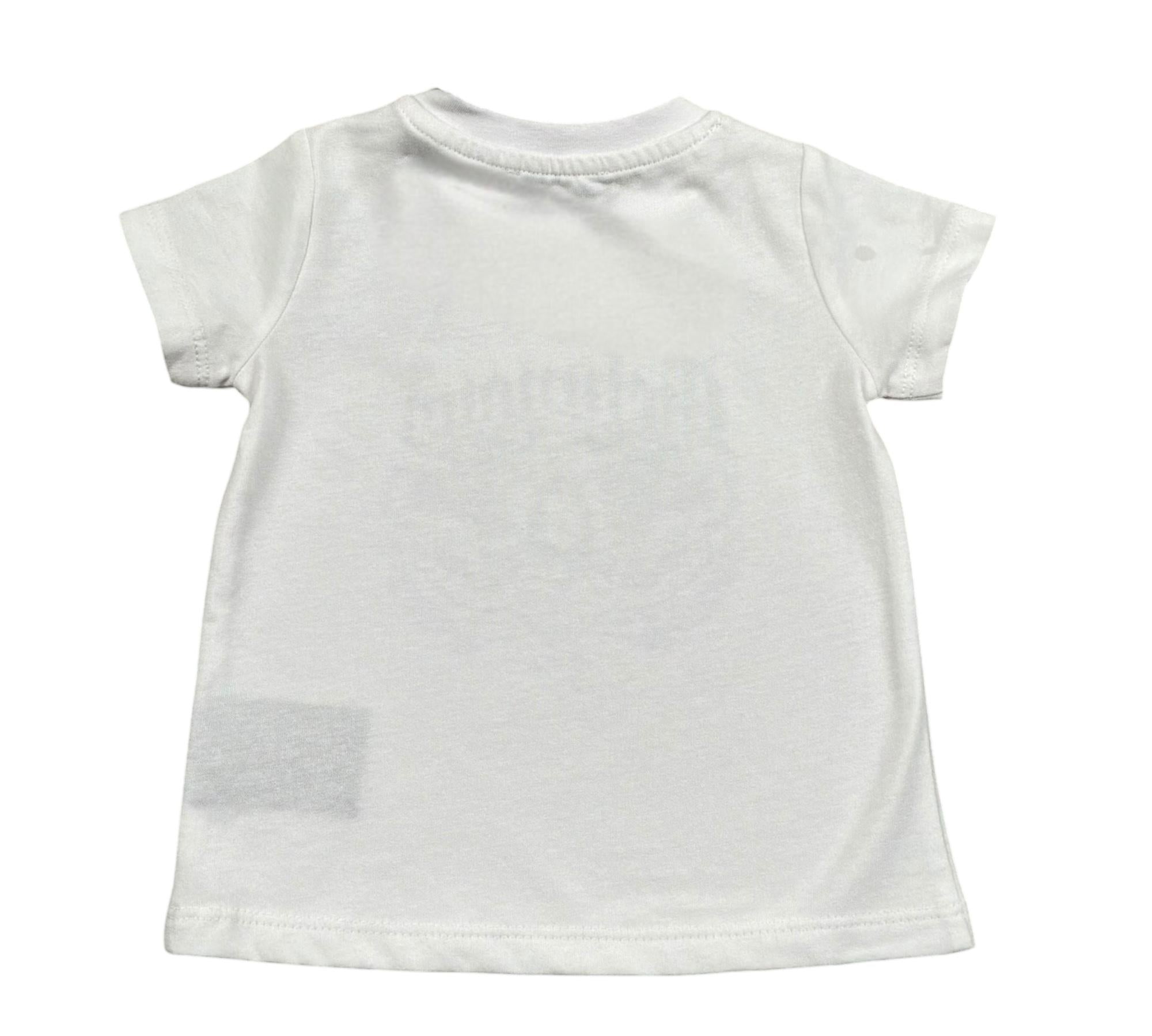 John Richmond T-Shirt Girocollo Tinta Unita con Logo per Neonato RIP26071TS BIANCO JOHN RICHMOND 