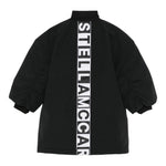STELLA McCARTNEY giubbino tinta unita con stampa e zip Nero per Bambina TV2B80 NERO STELLA McCARTNEY 