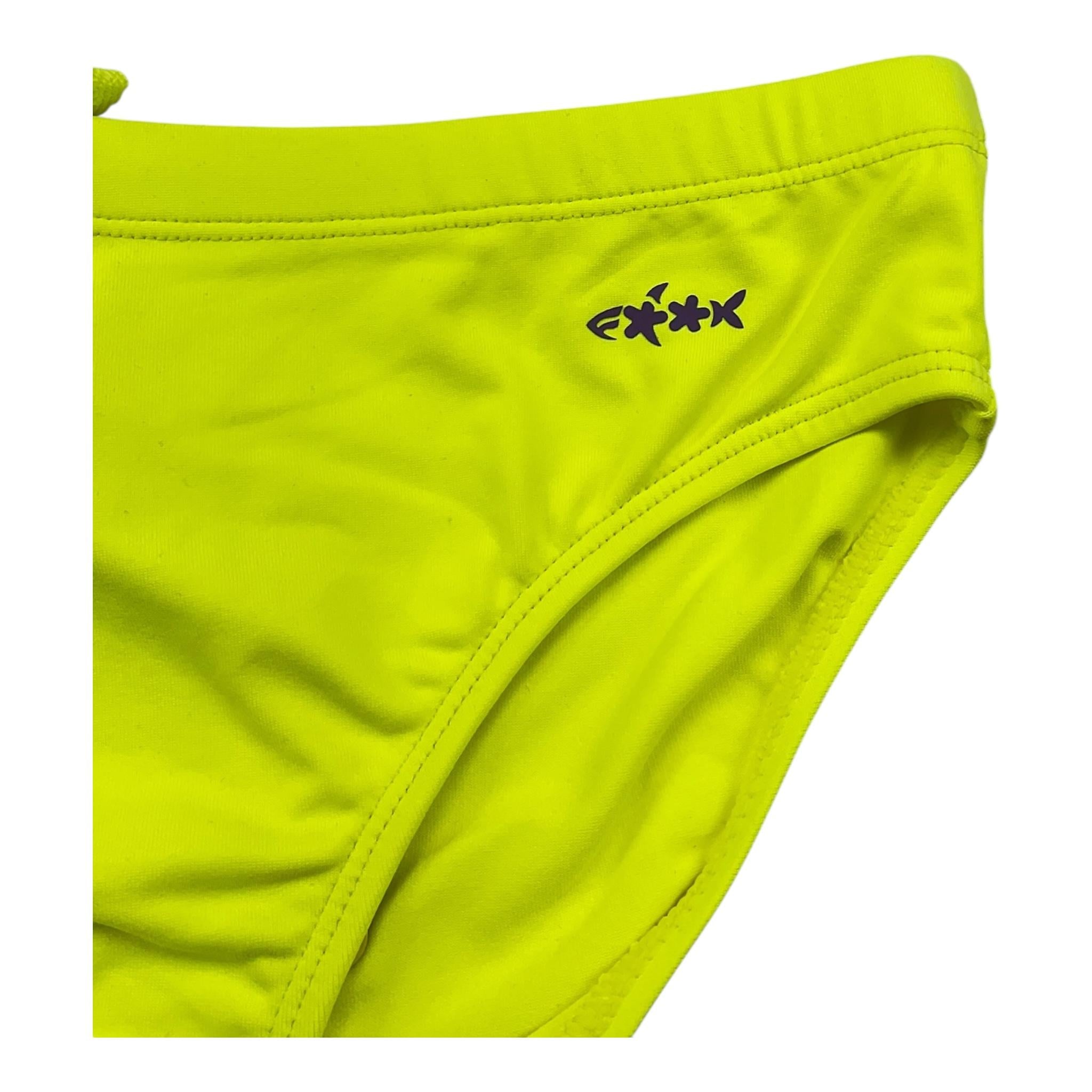 F**K Costume Mutandina Tinta Unita per Neonato FJ25J01SU20FY GIALLO FLUO F**K 
