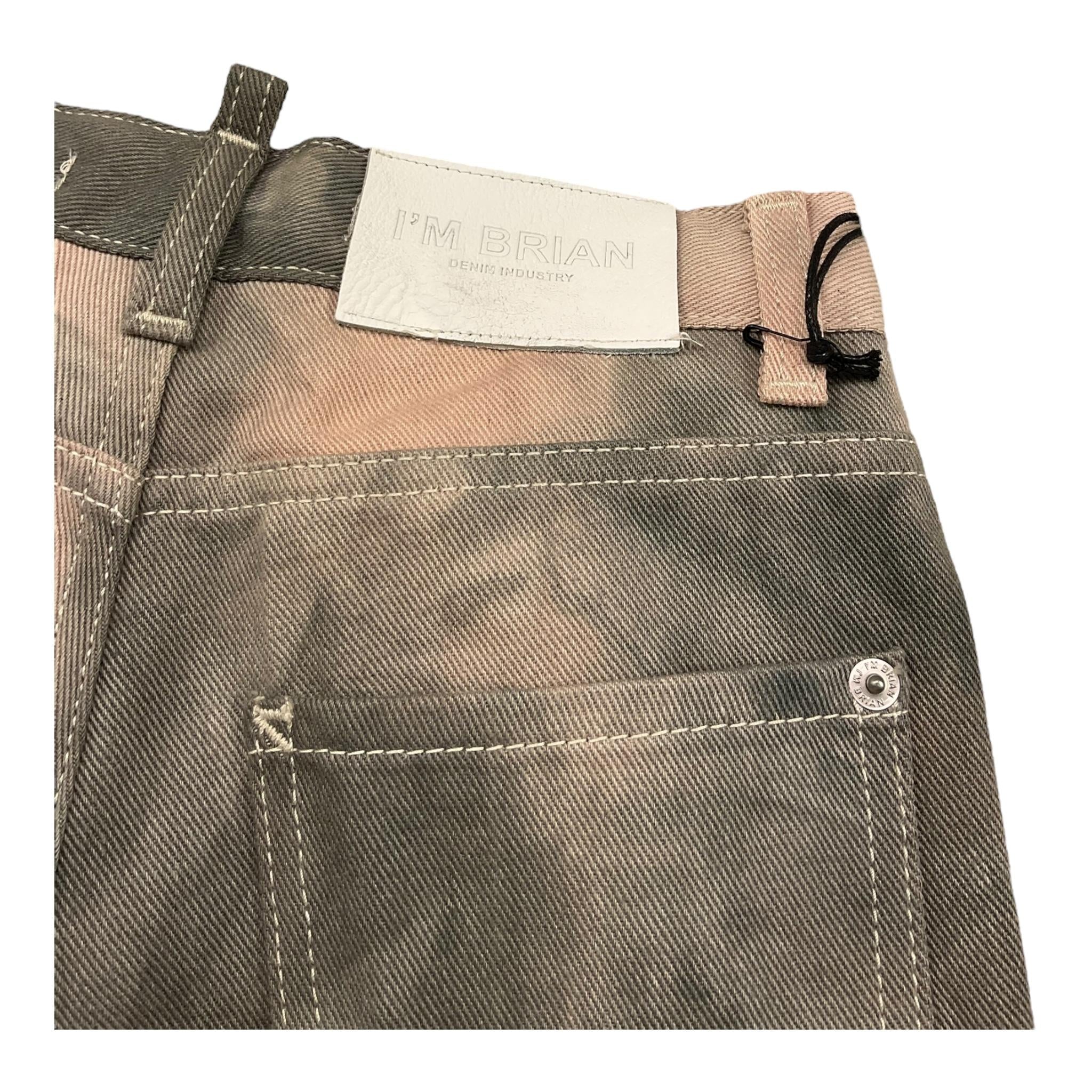 I'M Brian Bermuda Tinta Unita con Girovita Regolabile per Bambino KEVIN GRIGIO I'M BRIAN 