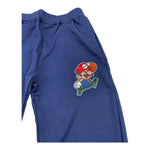 MOUSSE pantalone tuta tinta unita con stampe mario Blu per Neonato HKPG368N BLU MOUSSE 