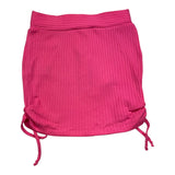 Hinnominate Gonna Tinta Unita Con Stampa Logo Rosa Per Bambina