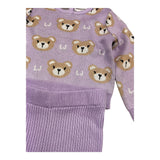 LIU JO completo 2 pezzi maglia-pantalone tinta unita Lilla per Neonata HF4052 LILLA LIU JO 