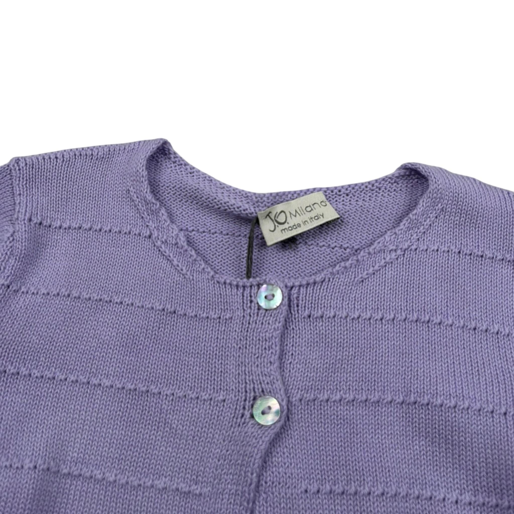 J.O. Milano Coprispalle Tinta Unita con Ricami per Bambina 573X1JXX LILLA J.O. MILANO 