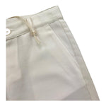 Little Bear Bermuda Tinta Unita con Girovita Regolabile per Bambino 6203 BIANCO LITTLE BEAR 