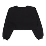 PATRIZIA PEPE felpa chiusa girocollo tinta unita con brillantini Nero per Bambina 7M0865X NERO PATRIZIA PEPE 