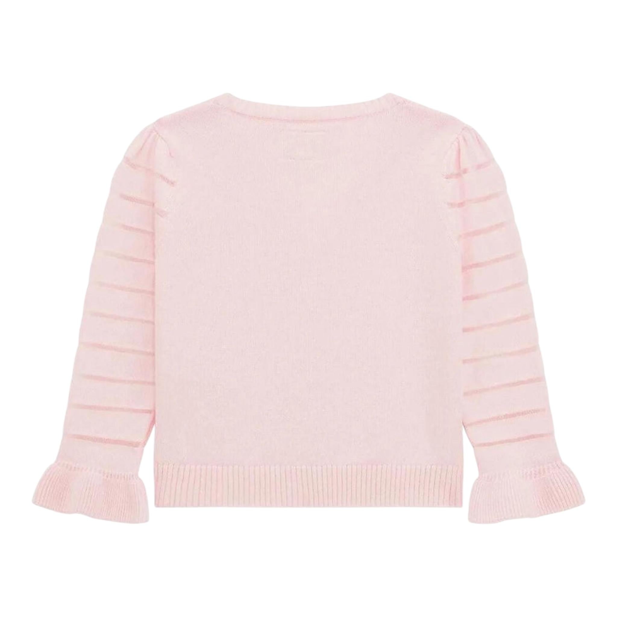 Guess Cardigan Tinta Unita con Trasparenze per Bambina K4RR03Z3CJ0 ROSA GUESS 