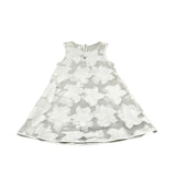 Please Abito Tinta Unita con Sottoveste per Bambina AB043384G73 BIANCO PLEASE 