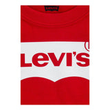Levi'S T-Shirt Girocollo Tinta Unita con Logo per Neonato 6E8157XXX ROSSO LEVI'S 