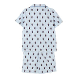 Ralph Lauren Completo 2 Pezzi T-Shirt-Bermuda Bicolore per Bambino 9P0139 BIANCO/AZZURRO RALPH LAUREN 