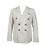 Emanuel Pris Giacca Tinta Unita con Taschino per Bambino EGC1075RX PANNA EMANUEL PRIS 