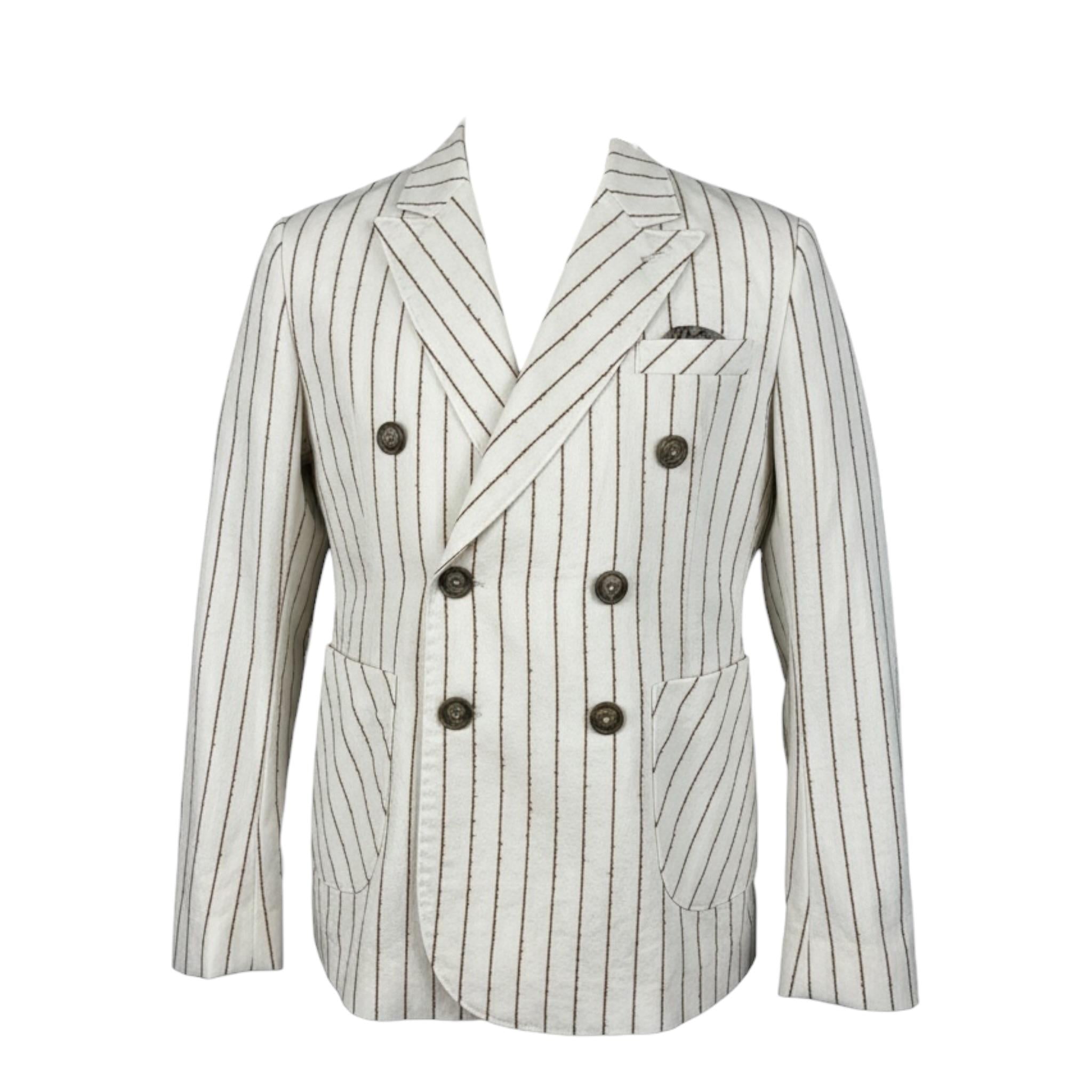 Emanuel Pris Giacca Tinta Unita con Taschino per Bambino EGC1075RX PANNA EMANUEL PRIS 