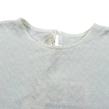 Zhoe & Tobiah T-Shirt Girocollo Tinta Unita Modello Crop per Bambina CNA3F BIANCO ZHOE & TOBIAH 