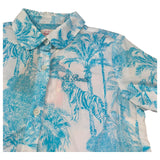 Saint Barth Abito Mezza Manica Tinta Unita Stampa Fantasia per Bambina MISSY BIANCO/AZZURRO SAINT BARTH 