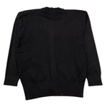 JOHN RICHMOND cardigan tinta unita con logo Nero per Bambino RBA25012CD NERO JOHN RICHMOND 