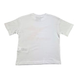 Diadora T-Shirt Girocollo Tinta Unita con Stampa Bianco per Bambino