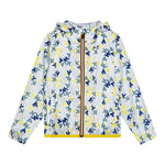 K-Way Giubbino Stampa Fantasia con Loghi per Bambino K2148SW BIANCO K-WAY 