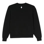 Marcelo Burlon Felpa Girocollo Tinta Unita con Stampa per Bambino CBB001F23 NERO MARCELO BURLON 