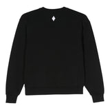 Marcelo Burlon Felpa Girocollo Tinta Unita con Stampa per Bambino CBB001F23 NERO MARCELO BURLON 