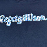 Refrigiwear T-Shirt Girocollo Tinta Unita con Stampa per Bambino 156TRMJS25 BLU REFRIGIWEAR 