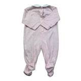 Isabel & Martinez Tutina Manica Lunga Tinta Unita con Brillantini per Neonata IM25N455 ROSA ISABEL & MARTINEZ 