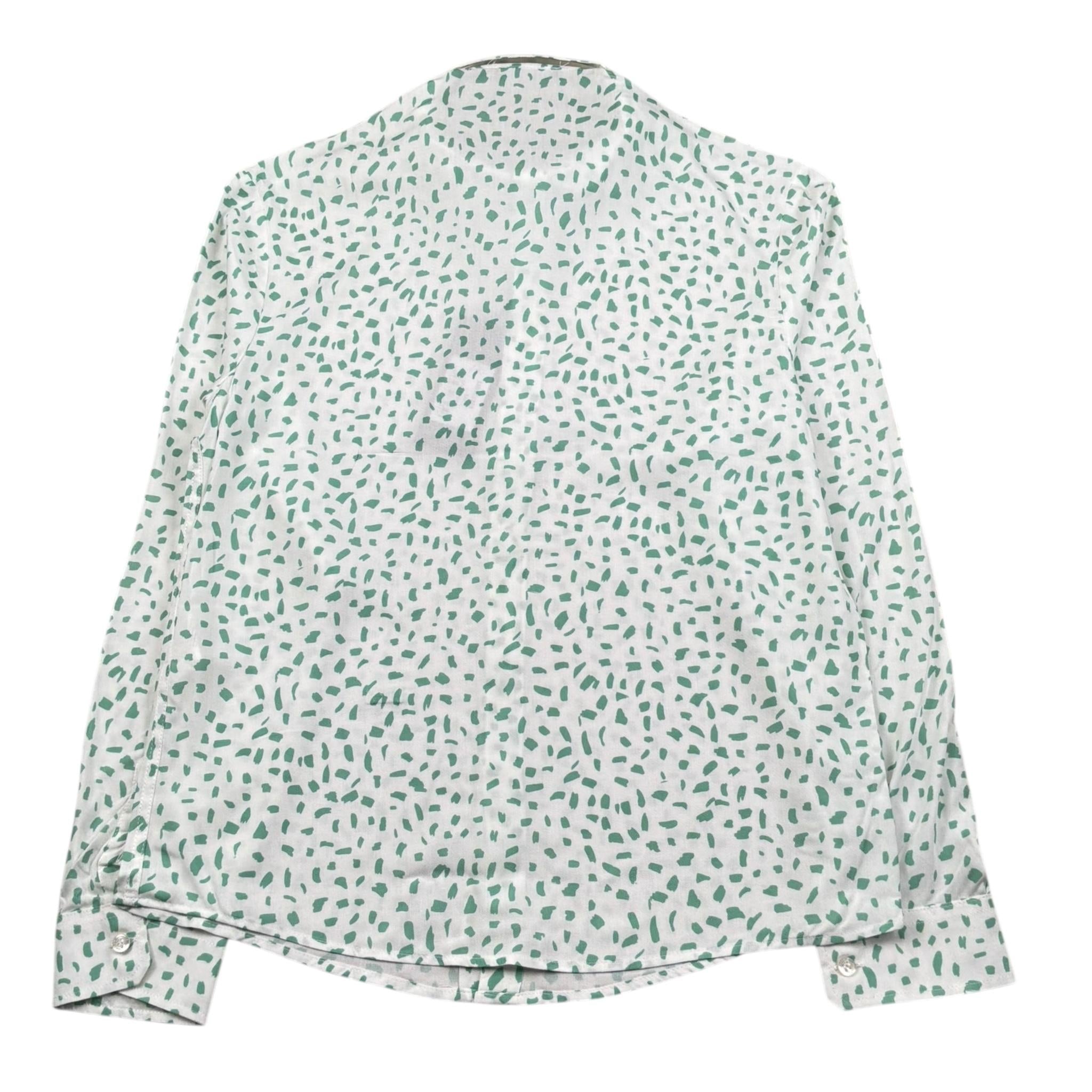 Daniele Alessandrini Camicia Manica Lunga Tinta Unita Stampa Fantasia per Bambino 1235C1253 BIANCO DANIELE ALESSANDRINI 