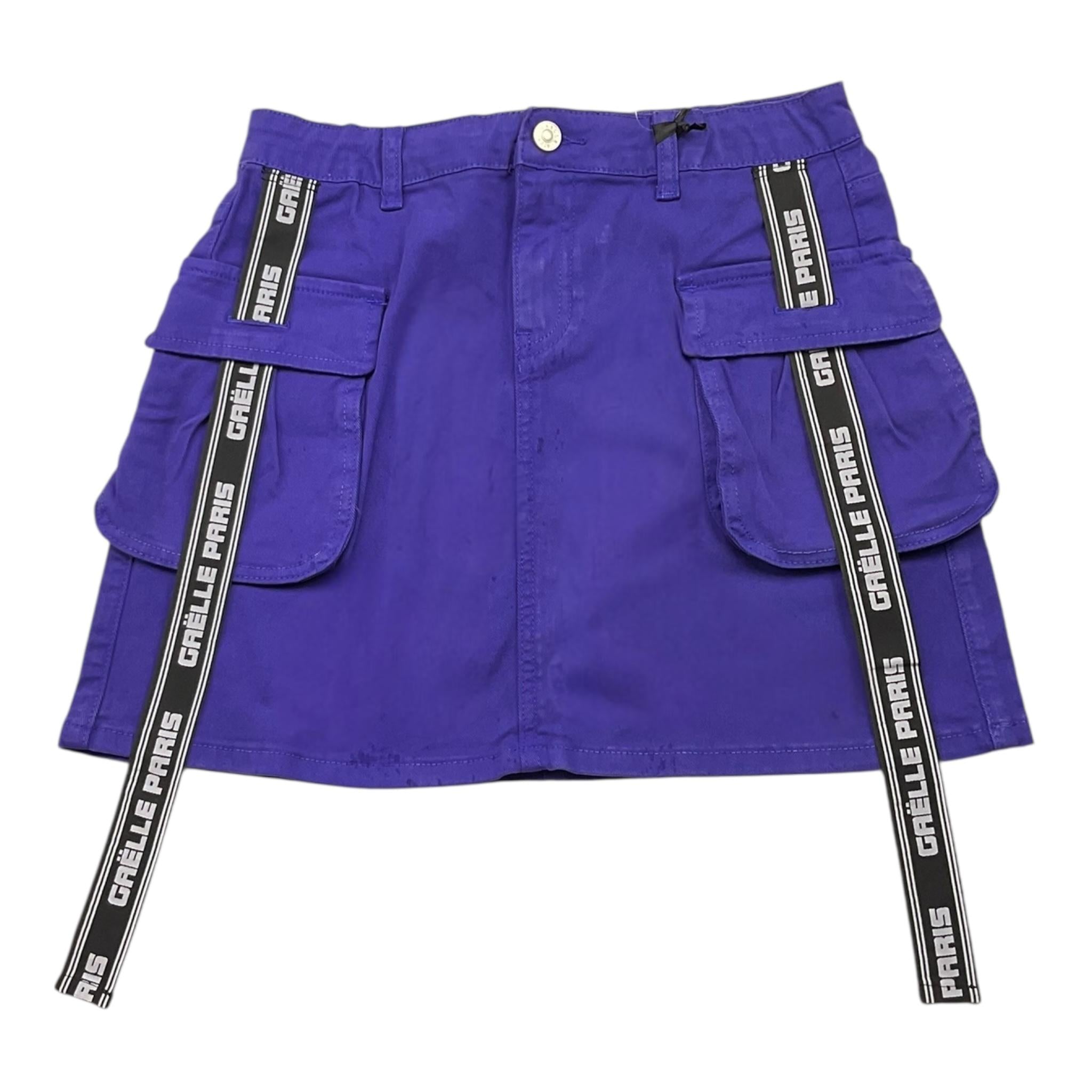 GAELLE gonna tinta unita con tasconi Viola per Bambina 2742G00311X VIOLA GAELLE 