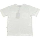 Paolo Pecora T-Shirt Girocollo Tinta Unita con Taschini per Bambino PP4351 BIANCO PAOLO PECORA 