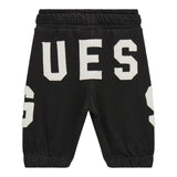 GUESS pantalone tinta unita con stampa Nero per Neonato N4YQ13KAD73 NERO GUESS 