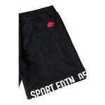 Dsquared2 Bermuda Felpa Tinta Unita con Logo per Bambino DQ0667 NERO DSQUARED2 