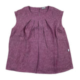 Il Gufo Camicia Giromanica Tinta Unita Rosso Per Bambina